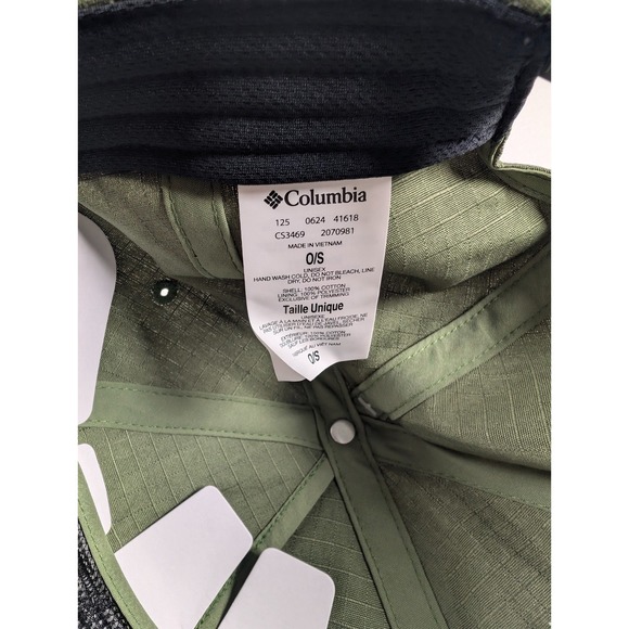 Columbia Ratchet Strap Snap‎ Back Rope Hat Canteen West Fish O/S NWT.. - Picture 6 of 7